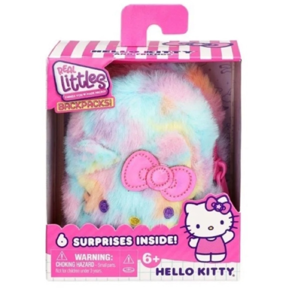 Hello Kitty and Friends Real Littles Fuzzy Hello Kitty Backpack